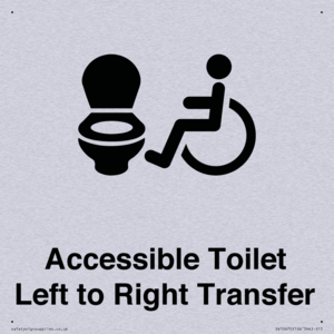 Accessible Toilet with Left to Right Transfer